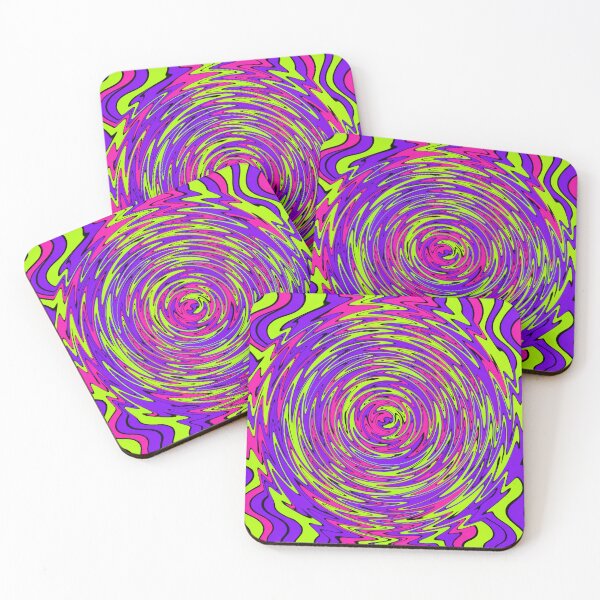 Item preview, Neon Psychedelic Swirl Groovy Retro Abstract designed and sold by DjFreeq.
