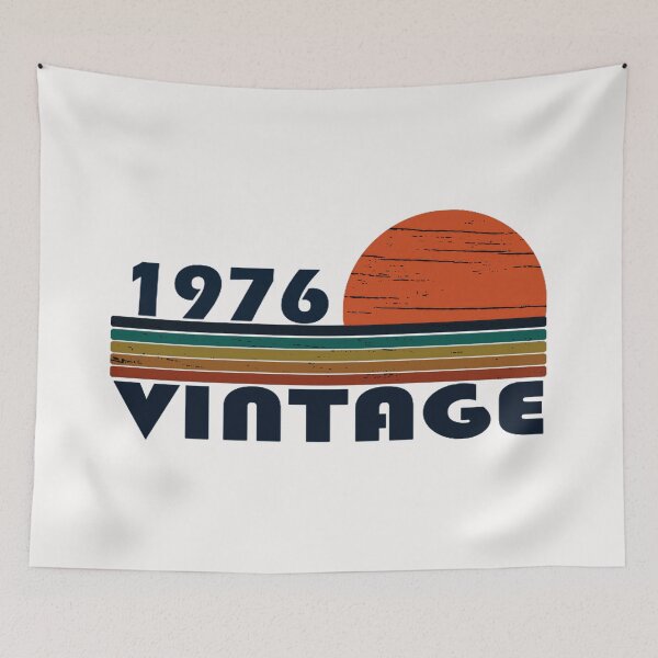 Item preview, 1976 Vintage Retro Birthday Gift Born Year designed and sold by AmaXONIC.