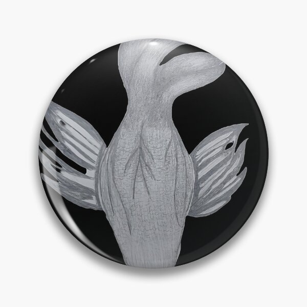 Item preview, Minimalist Betta Fish Sketch: Elegant Monochrome Flow designed and sold by Rubyoflight09.