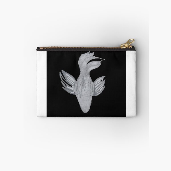 Item preview, Minimalist Betta Fish Sketch: Elegant Monochrome Flow designed and sold by Rubyoflight09.