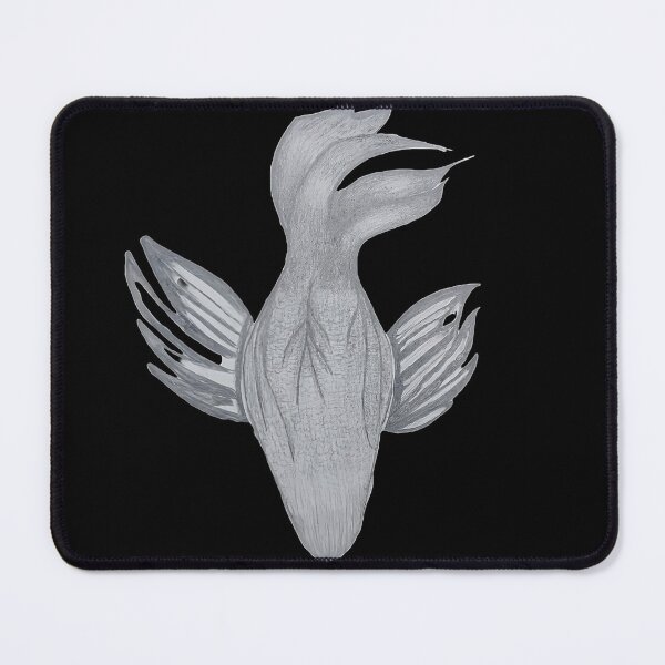 Item preview, Minimalist Betta Fish Sketch: Elegant Monochrome Flow designed and sold by Rubyoflight09.