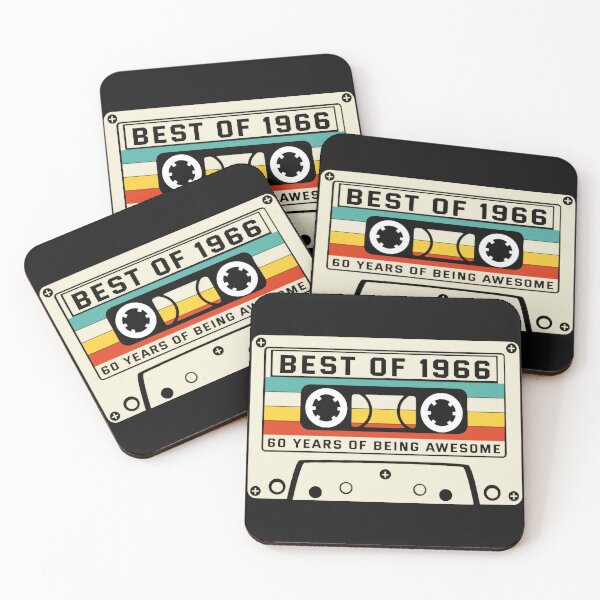 Item preview, Best Of 1966 60 Years Of Being Awesome 60th Birthday Vintage Born 1966 Gift designed and sold by AmaXONIC.