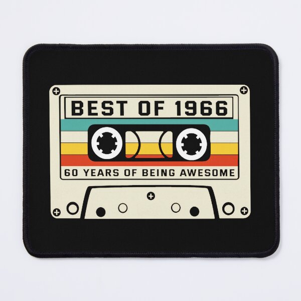 Item preview, Best Of 1966 60 Years Of Being Awesome 60th Birthday Vintage Born 1966 Gift designed and sold by AmaXONIC.