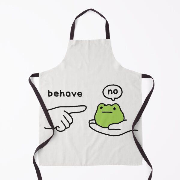 Item preview, Behave No Funny Frog Meme Defiant Introvert Humor designed and sold by AmaXONIC.
