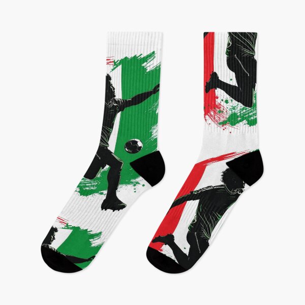 Item preview, Italy Soccer Player Art — Italia Football Flag Action Fan Print designed and sold by icemanphotos.