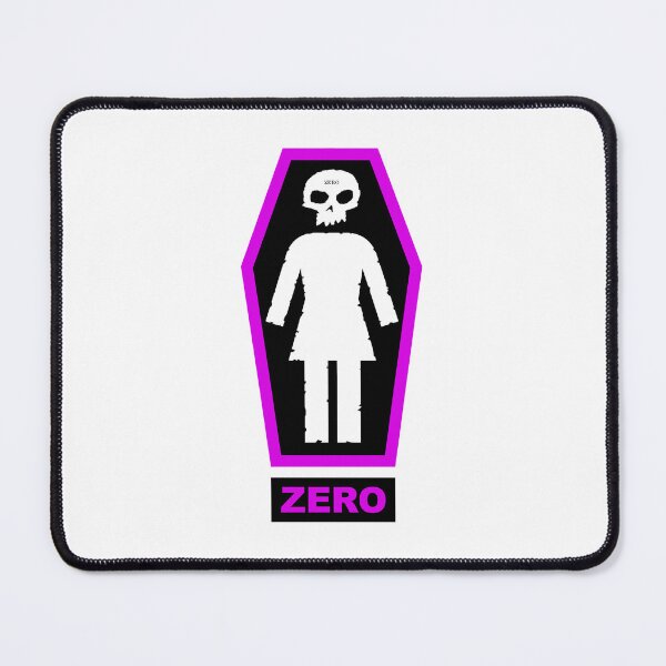 Item preview, Zero skateboards skull X Girl skateboards  parody fan art designed and sold by Paintbase.