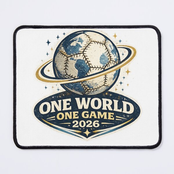 Item preview, One World One Game 2026 Soccer Globe Planet Art – Global Football Unity Design | Soccer Fan Gift designed and sold by irfanshikh.