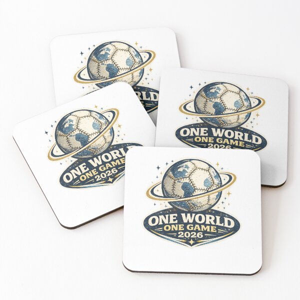 Item preview, One World One Game 2026 Soccer Globe Planet Art – Global Football Unity Design | Soccer Fan Gift designed and sold by irfanshikh.