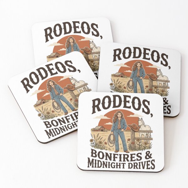 Item preview, Rodeos, Bonfires & Midnight Drives | Western Cowgirl Country Life Shirt designed and sold by Bismillah-Najah.