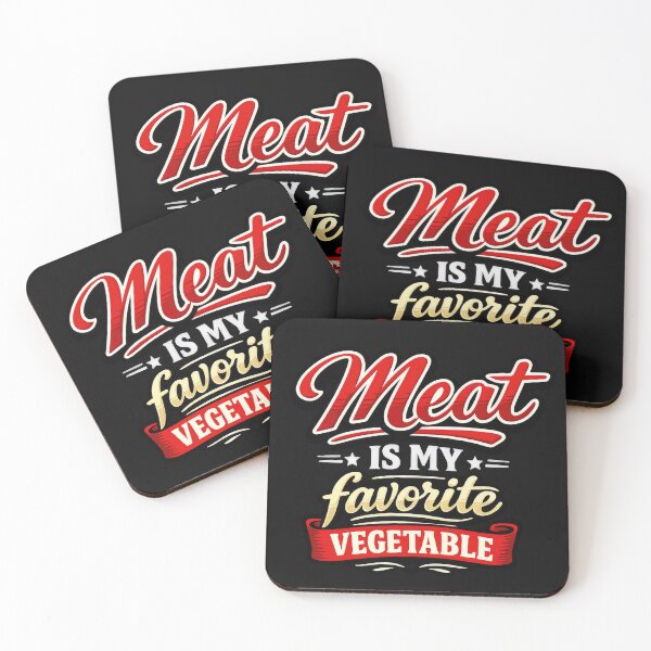 Item preview, Meat Is My Favorite Vegetable designed and sold by Elisabeth Lucas.