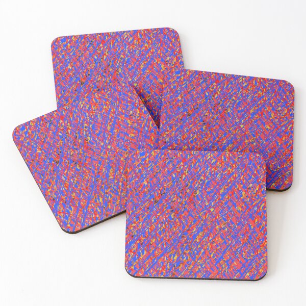 Item preview, Blue Red Abstract Design designed and sold by Fayes4Art.