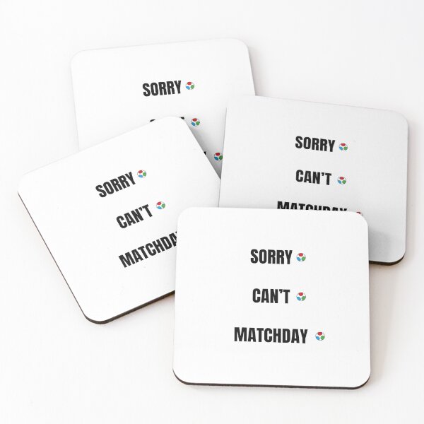 Item preview, Sorry, Can’t. Match Day. Funny Soccer Fan Game Day Quote designed and sold by Jayelvsshop.