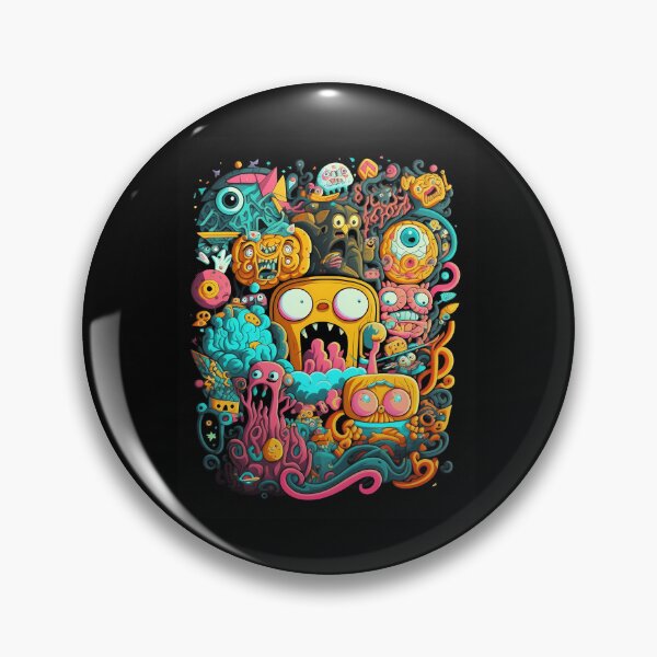 Item preview, Psychedelic Monster Mashup Vibrant Eyeballs designed and sold by REXELENS.
