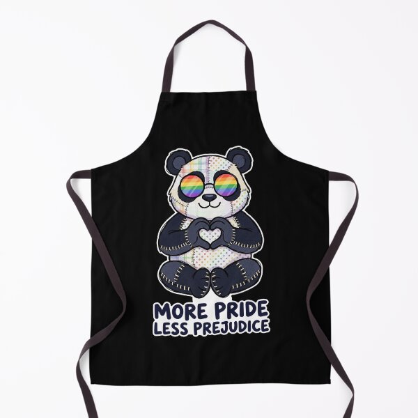 Item preview, More Pride Less Prejudice – Patchwork Panda Pride designed and sold by Canvas-Whispers.