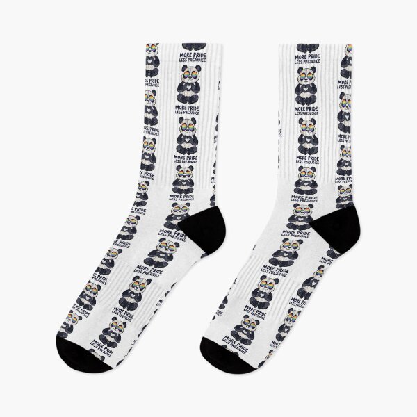 Item preview, More Pride Less Prejudice – Patchwork Panda Pride designed and sold by Canvas-Whispers.