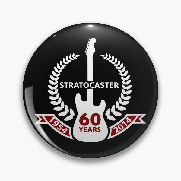 Item preview, White Vintage Electric Guitar Anniversary Edition - 60 Years of STRAT  designed and sold by Kludoman.