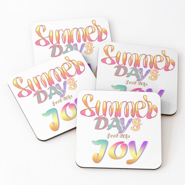 Item preview, Colorful Summer Joy Lettering Design designed and sold by JeLoTall.