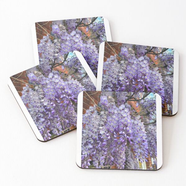 Item preview, Purple Wisteria Cascade | Botanical Photography Print designed and sold by ThatSurreyLife.