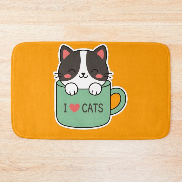 Item preview, I LOVE COFFEE AND CATS designed and sold by BLUESKY11a.