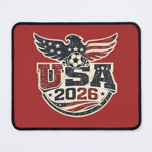 Item preview, USA 2026 Eagle Soccer Patriotic Badge Art – American Football Pride Design | USA Soccer Fan Gift designed and sold by irfanshikh.