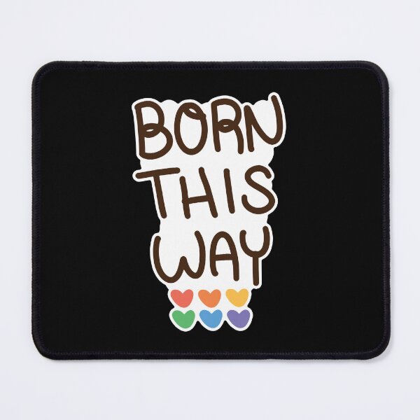 Item preview, Born This Way – Rainbow Hearts Pride designed and sold by Canvas-Whispers.