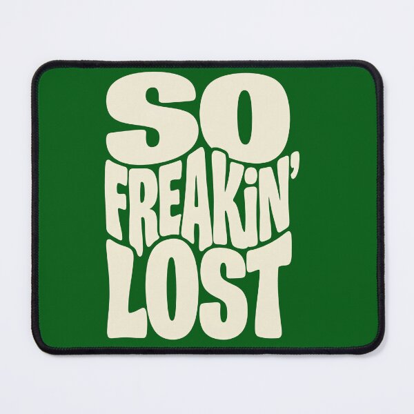 Item preview, So Freakin' Lost - Retro Wavy Distortion Streetwear Typography designed and sold by alizvisions.