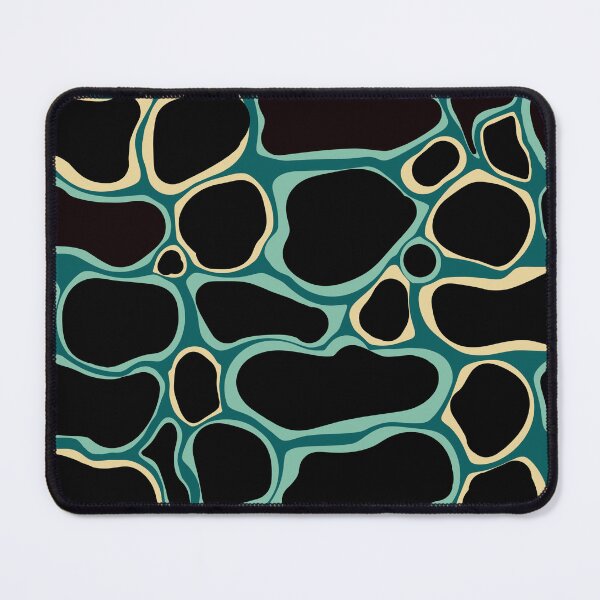 Item preview, Tortoiseshell - Abstract composition in black, light green and beige E5 designed and sold by StefanStudioArt.