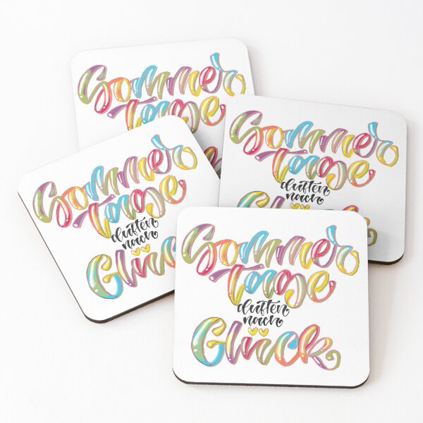 Item preview, Colorful Summer Bubble Lettering Design designed and sold by JeLoTall.
