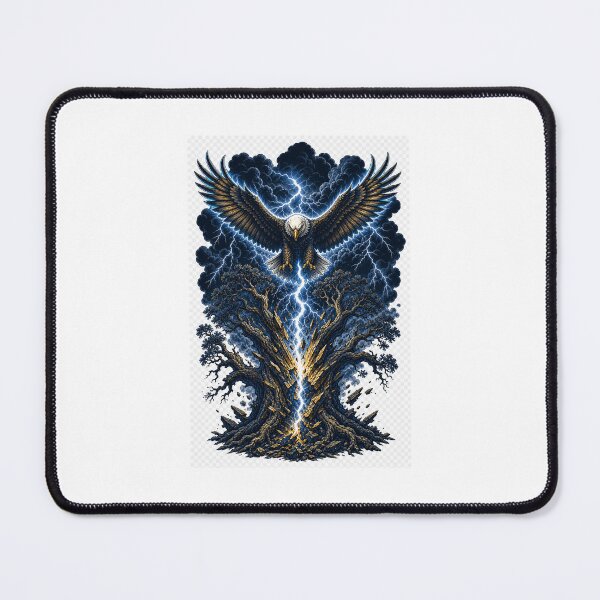 Item preview, Eagle flying in lightning. designed and sold by MaikelAnsip.