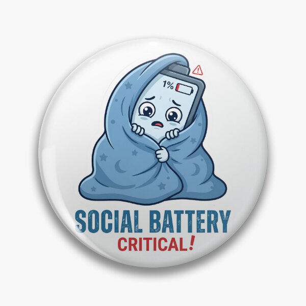 Item preview, Social Battery Critical designed and sold by Tharaazu.