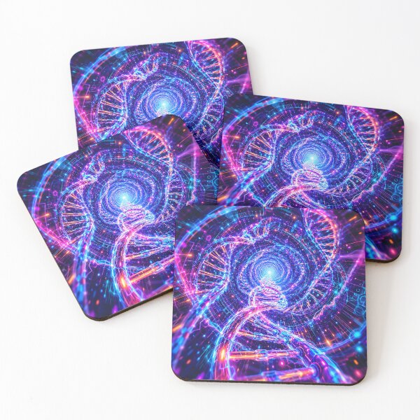 Item preview, DNA Energy Tunnel – Cosmic Neon Sequence designed and sold by RH Design Lab.