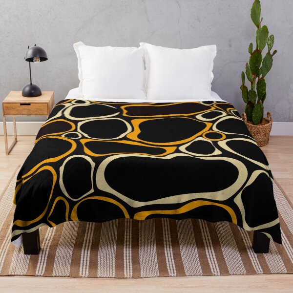 Item preview, Tortoiseshell - Abstract composition in black, yellow and beige 08 designed and sold by StefanStudioArt.