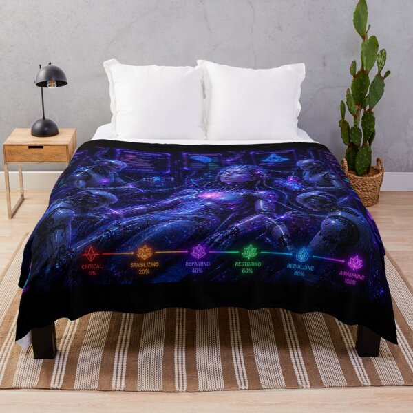 Item preview, AI Hope Protocol - Cybernetic Awakening Art designed and sold by bbbpetr100.