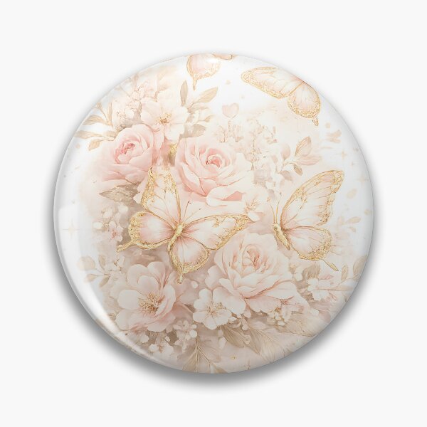 Item preview, Luxury Pink Butterfly Floral Aesthetic iPhone Case Design for Girls designed and sold by Vexora Prints.
