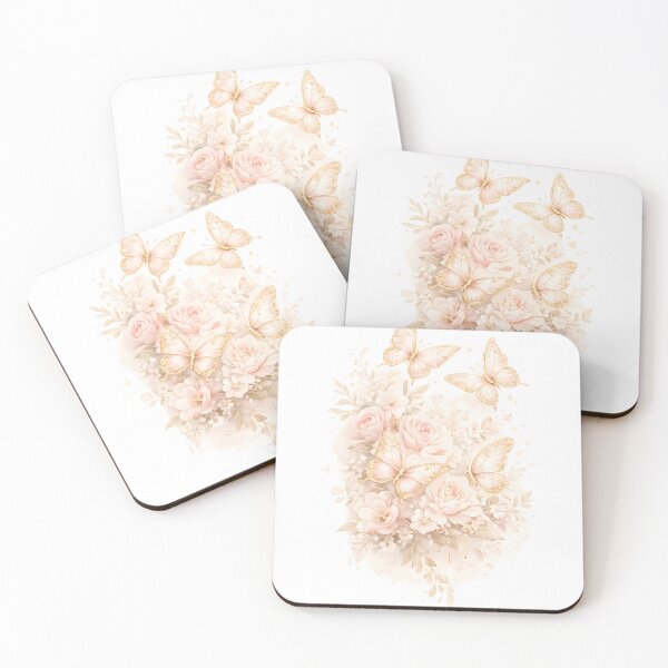 Item preview, Luxury Pink Butterfly Floral Aesthetic iPhone Case Design for Girls designed and sold by Vexora Prints.
