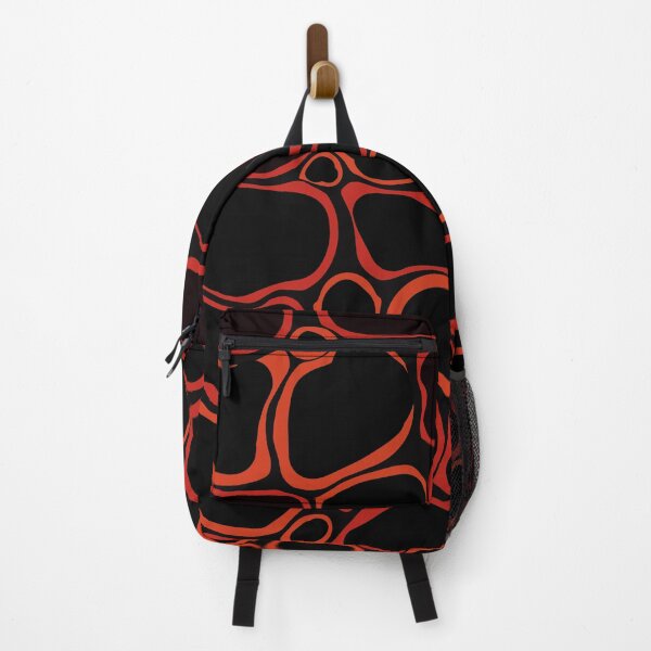 Item preview, Tortoiseshell - Abstract composition in black, orange and red 08  designed and sold by StefanStudioArt.