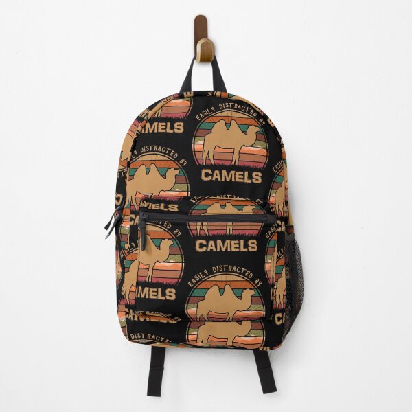 Item preview, Easily Distracted By Camels Retro Sunset Desert Animal designed and sold by marke770.