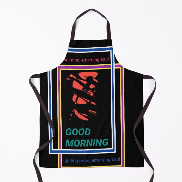 Item preview, Good Morning Abstract Geometric Neon Frame Art designed and sold by Pawar1999.