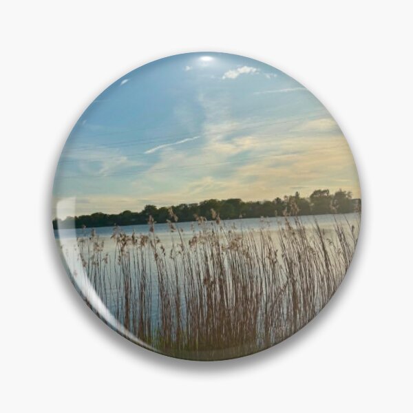 Item preview, Lakeside Reeds At Sunset | Countryside Landscape Photography designed and sold by ThatSurreyLife.