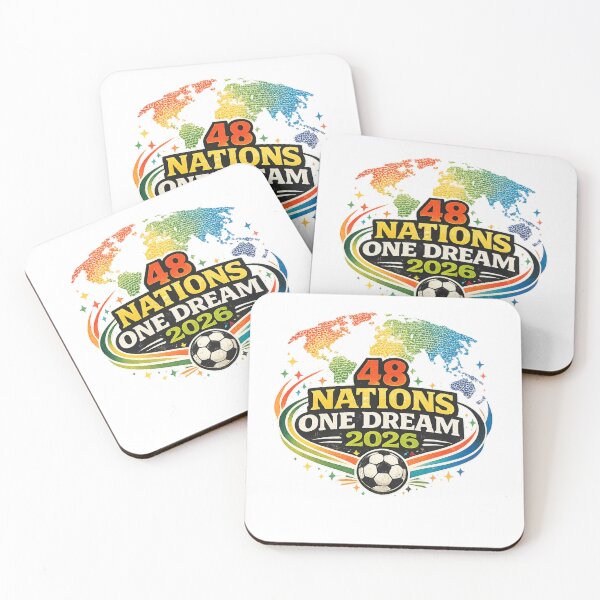 Item preview, 48 Nations One Dream 2026 World Map Soccer Art – Global Football Unity | Soccer Tournament Gift designed and sold by irfanshikh.