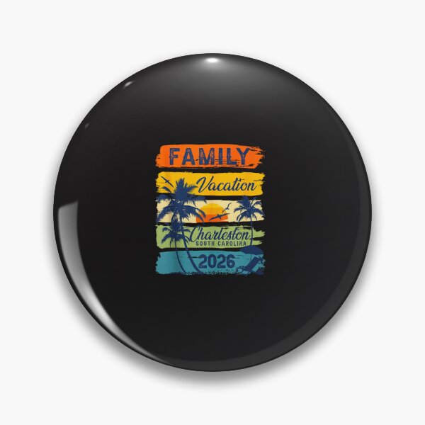 Item preview, Charleston South Carolina Family Vacation 2026 Retro Beach Design designed and sold by kiralynstration.