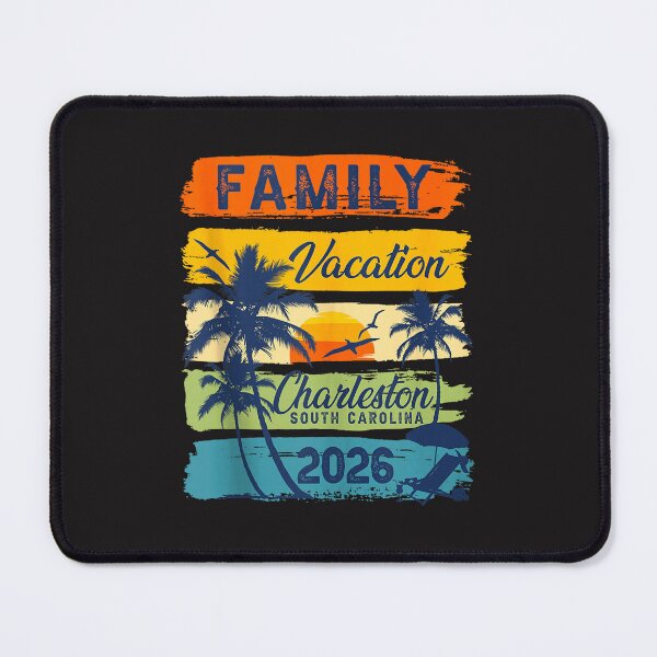 Item preview, Charleston South Carolina Family Vacation 2026 Retro Beach Design designed and sold by kiralynstration.