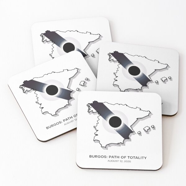 Item preview, Burgos Eclipse 2026 Path of Totality Spain designed and sold by CalmCapy Co.