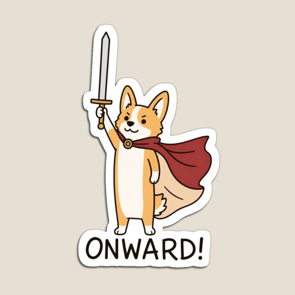 Item preview, Corgi Knight Sword Adventure designed and sold by bosamji.