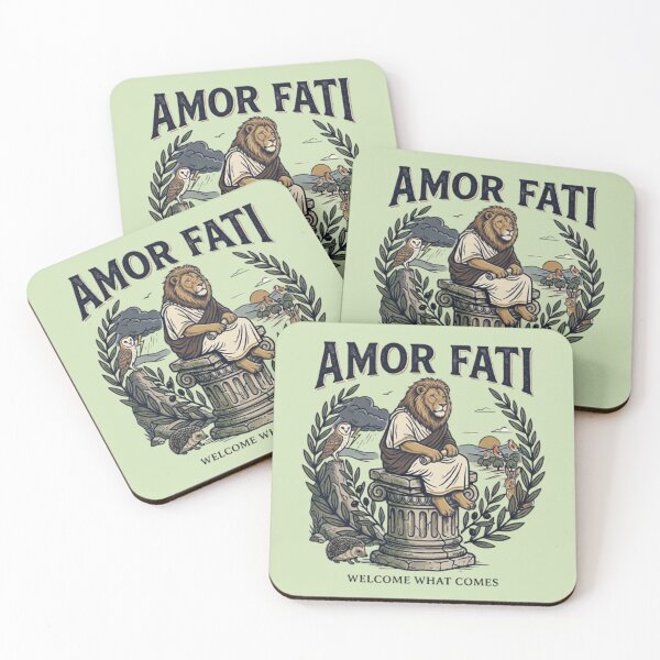 Item preview, Amor Fati – Stoic Lion Philosophy Design designed and sold by Dogandesighn.