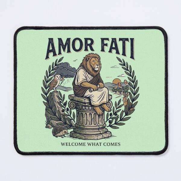 Item preview, Amor Fati – Stoic Lion Philosophy Design designed and sold by Dogandesighn.