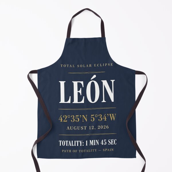 Item preview, León Eclipse 2026 Path of Totality Spain designed and sold by CalmCapy Co.