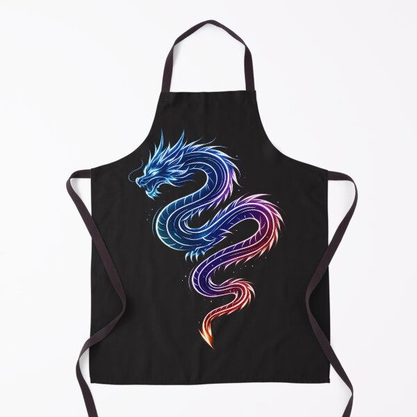 Item preview, Neo Tokyo Light Dragon – Glowing Line Art Serpent designed and sold by Neo Tokio.