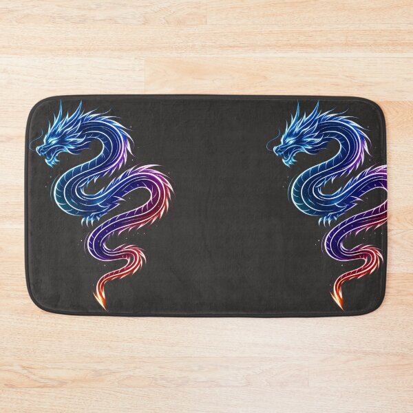 Item preview, Neo Tokyo Light Dragon – Glowing Line Art Serpent designed and sold by Neo Tokio.