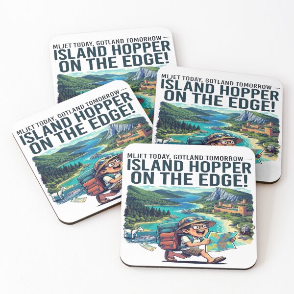 Item preview, Mijet Today, Gotland Tomorrow – Island Hopper on the Edge! | Funny Travel T-Shirt | Adventure Explorer Graphic Tee | Scandinavian Island Travel Design designed and sold by Sushikidsntoddlers.